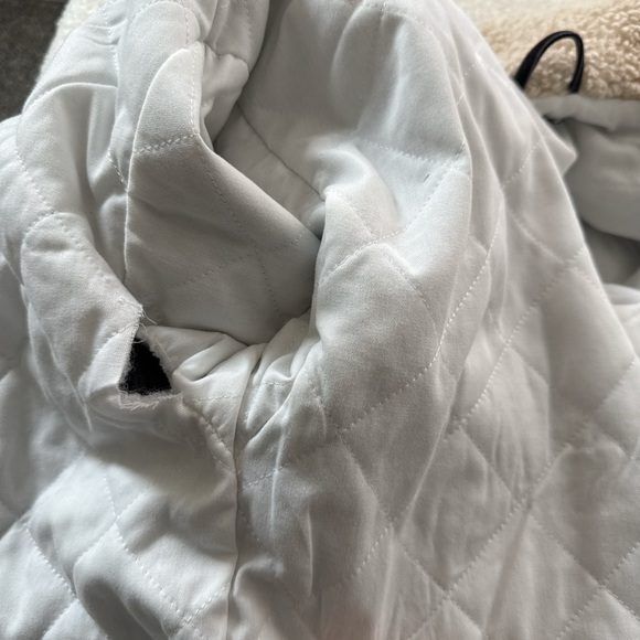 Topshop Black Jacket with Cream Sherpa Collar - Picture 9 of 9